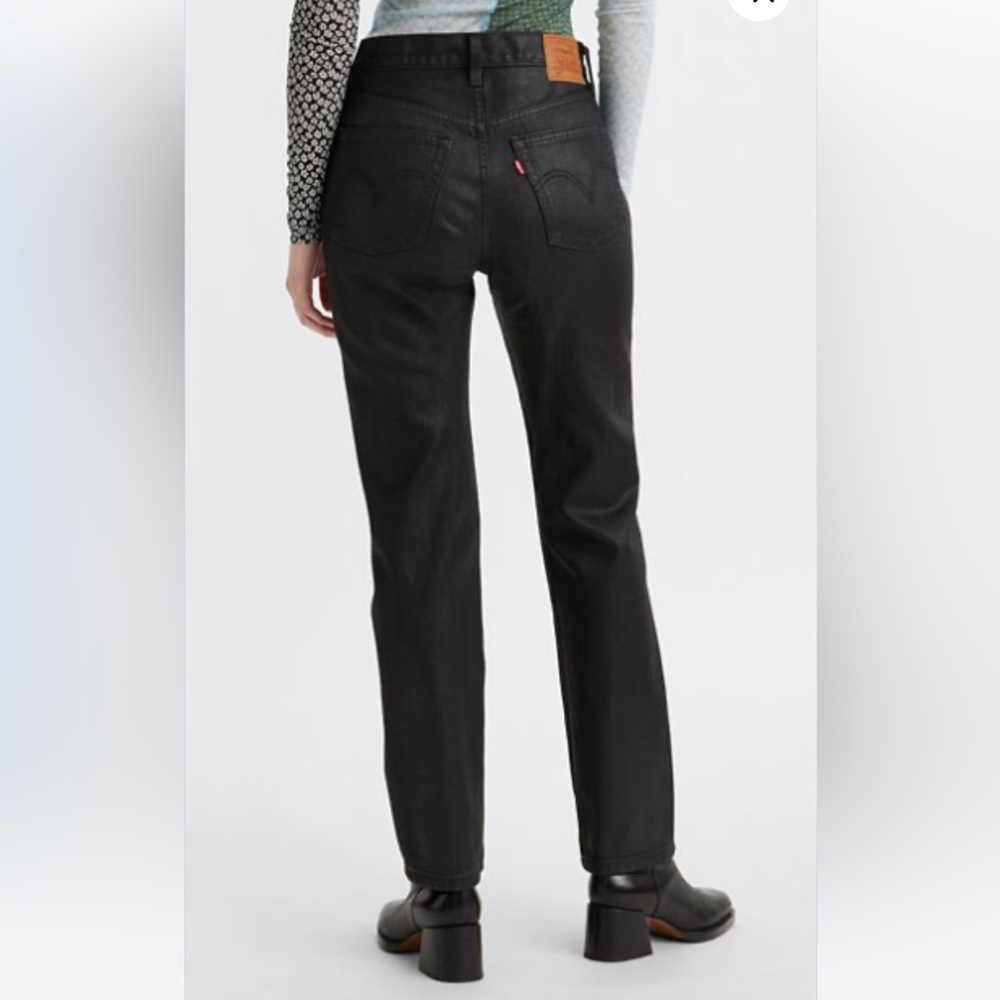 Levi’s wax coated denim jeans , black, new with tags